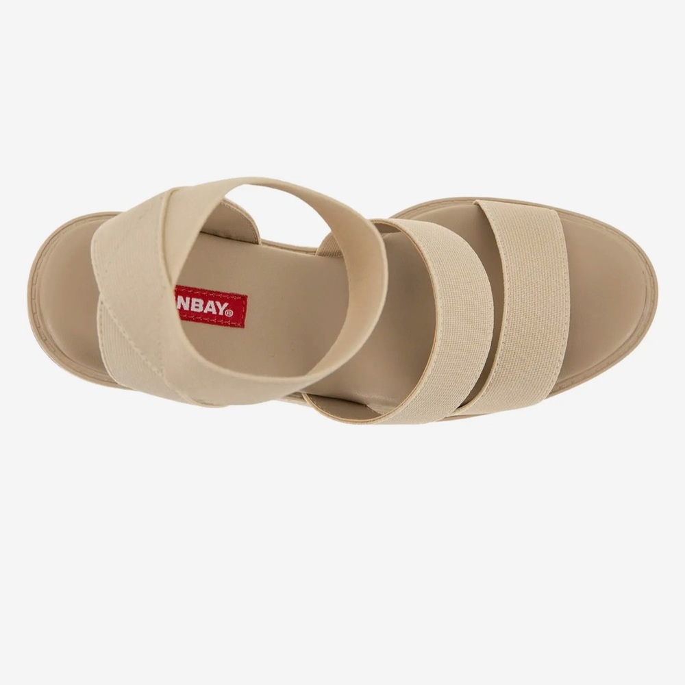 Unionbay Casual Nude Heels - Picture 2 of 4